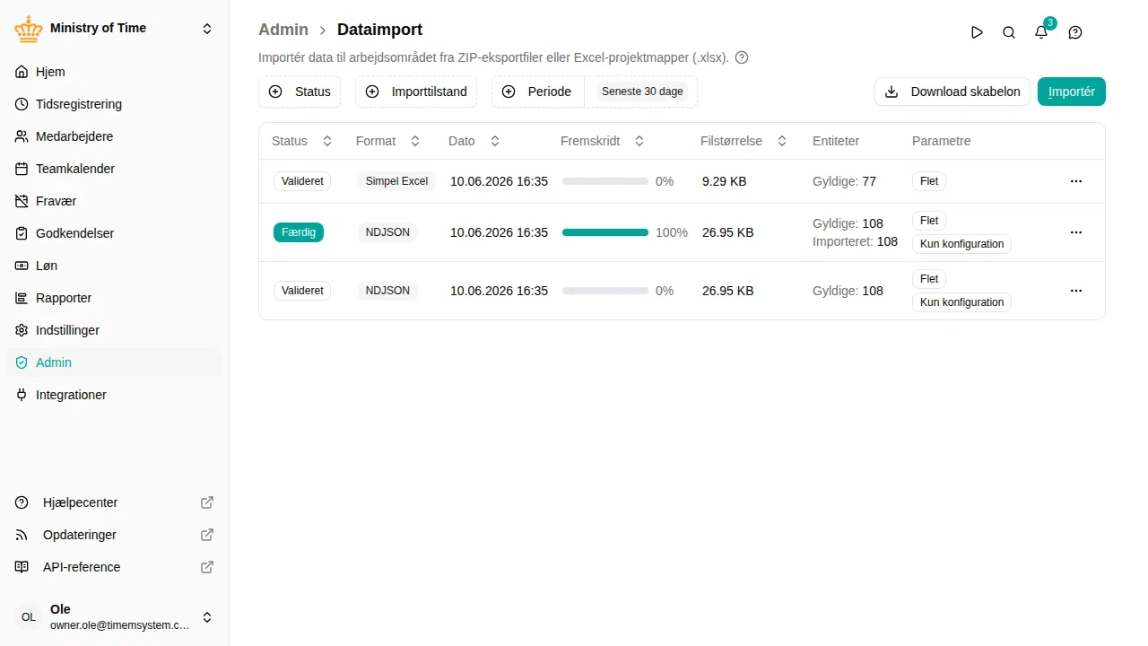 Listen over dataimporter