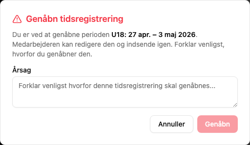 Bekræftelsesdialog for genåbning