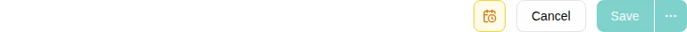 Calendar icon showing pending scheduled changes