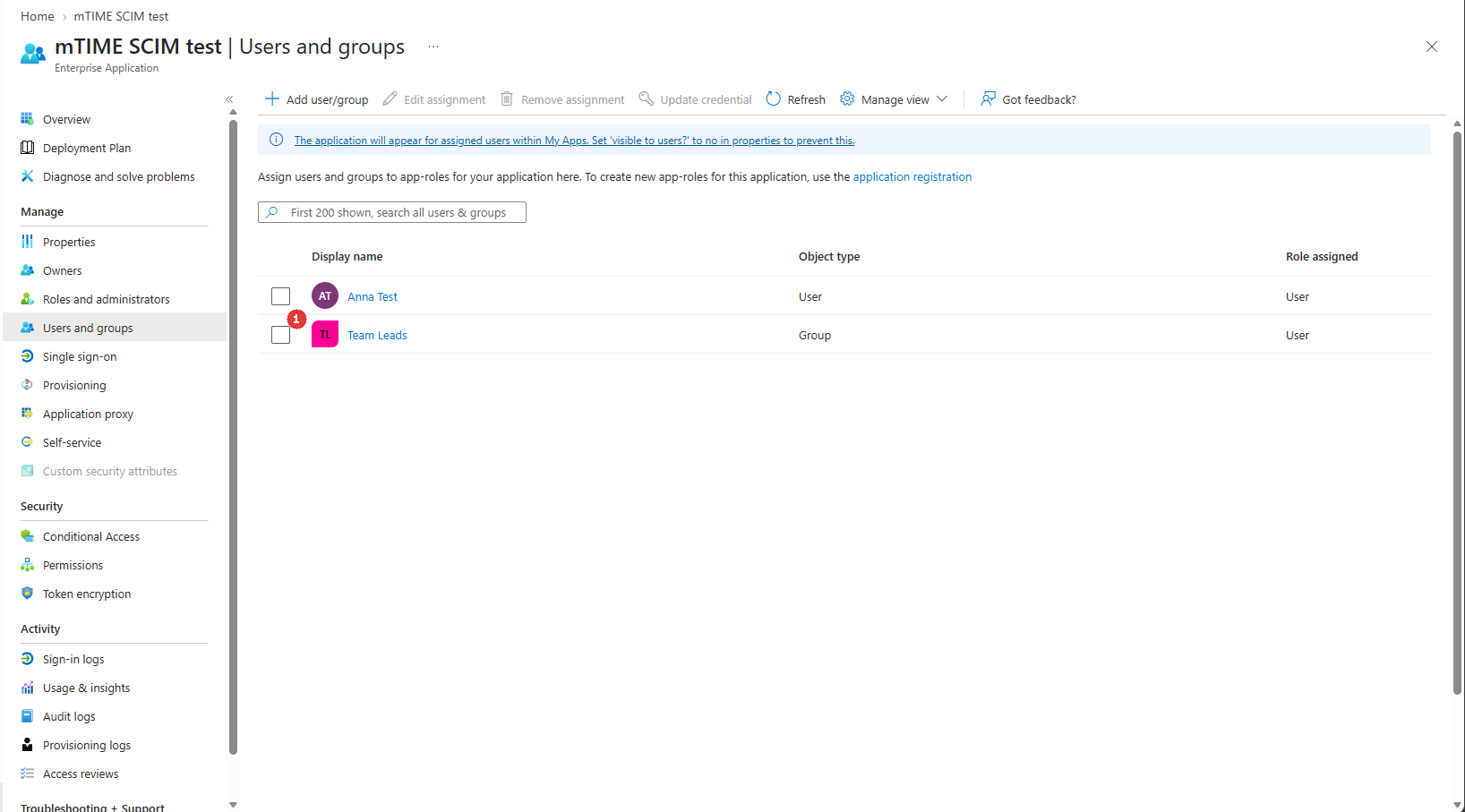 Team Leads is now in the sync's scope