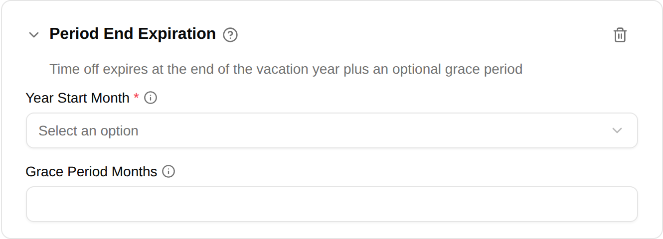 Period end expiration plugin configuration