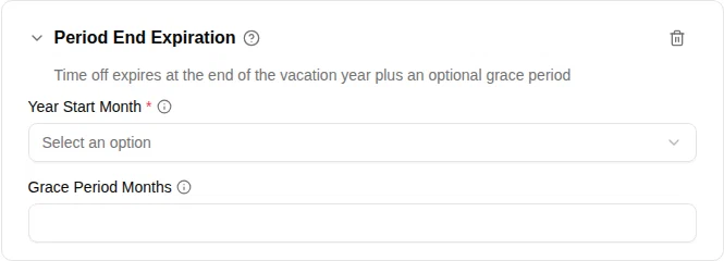 Period end expiration plugin configuration