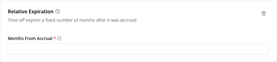 Relative Expiration plugin configuration