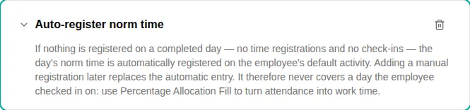 Auto-register norm time plugin configuration