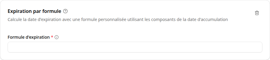 Configuration du plugin Expiration par formule