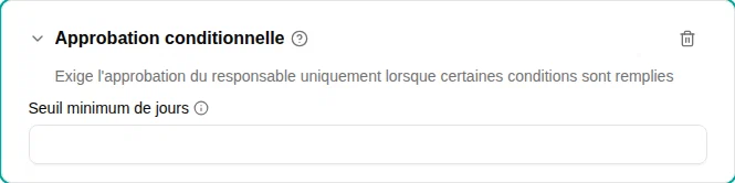 Configuration de l'approbation conditionnelle
