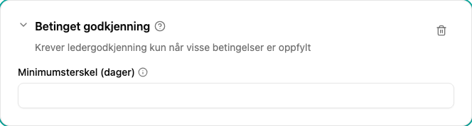 Konfigurasjon av betinget godkjenning