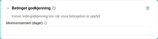 Konfigurasjon av betinget godkjenning