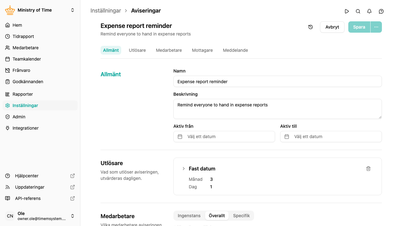 Redigering av avisering