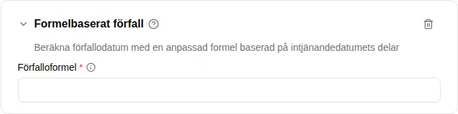 Configuratie van de Formule Verval-plug-in