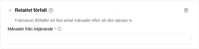 Configuratie van de plugin Relatief verval